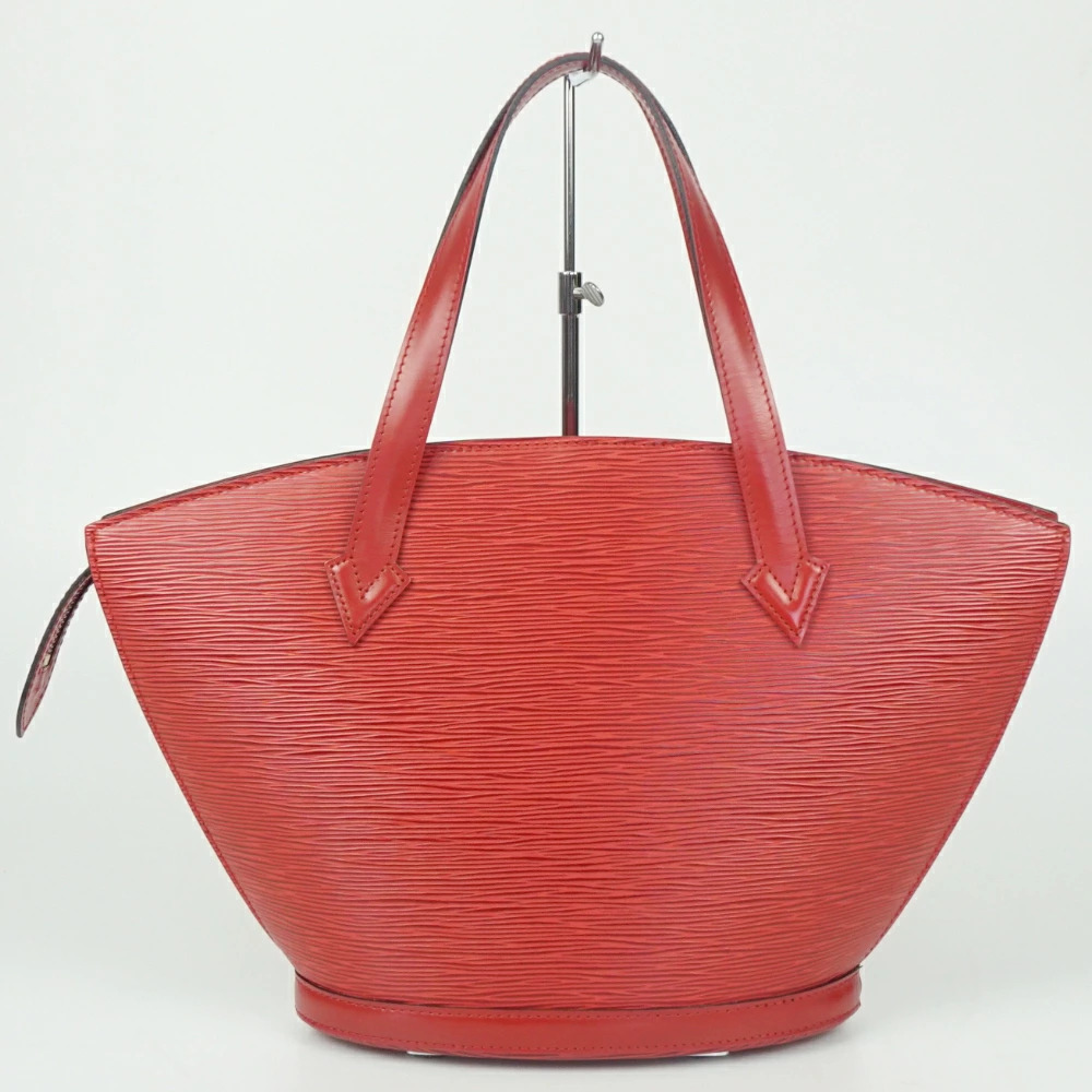 LOUIS VUITTON Saint Jacques Shopping Epi Leather Castilian Red Tote Bag Shoulder